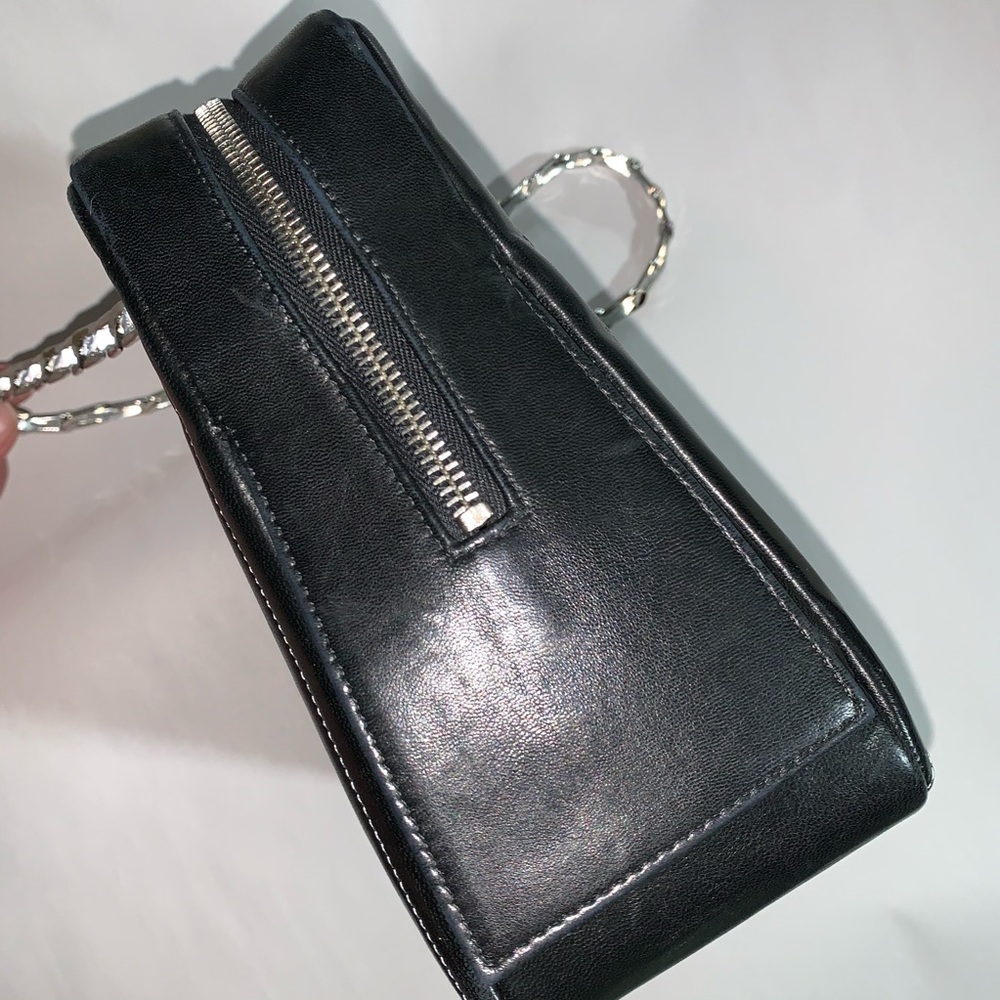 CHANEL black quilted lambskin CAMERA BAG purse - Picture 13 of 16